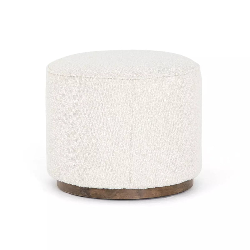 SINCLAIR ROUND OTTOMAN-KNOLL NATURAL