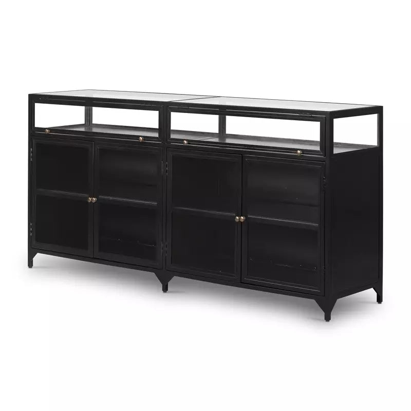 SHADOW BOX SIDEBOARD-BLACK