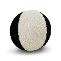 12x12 Poodle Ball II-Ivory/Jet