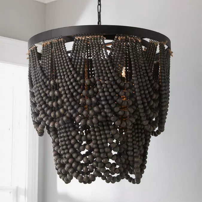 Bohemia Draped Bead Chandelier