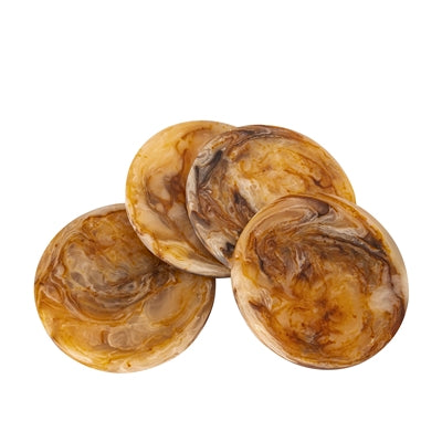 Set of 4 Tortoiseshell Round Coaster