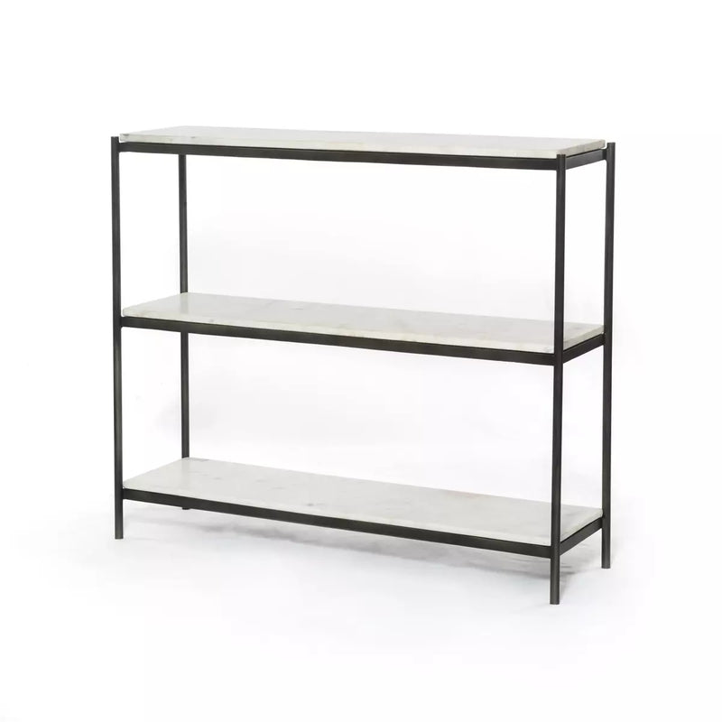 FELIX SMALL CONSOLE TABLE-HAMMERED GREY