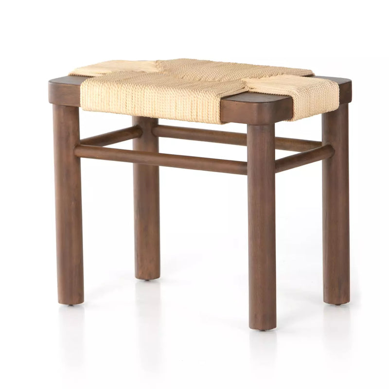 SHONA STOOL-RUSSET MAHOGANY