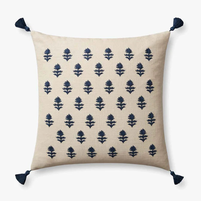 22x22 Beige/Navy