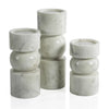 Marmar Marble Pillar Holder - Short