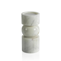 Marmar Marble Pillar Holder - Medium