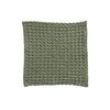 Stonewashed Cotton Waffle Weave Green Cloth