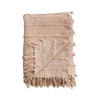 Stonewashed Woven Cotton Slub Throw