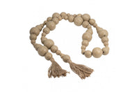 Stonewash Bead Garland, Ivory